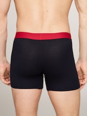 Tommy Hilfiger Blue Waistband Boxer Briefs 3 Pack - Image 5 of 7