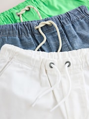 Green/Blue Regular Fit Pull-On Shorts 3 Pack (3-16yrs) - Image 6 of 7