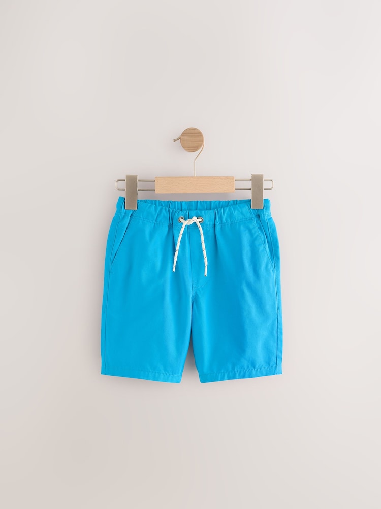 Teal/Cobalt/Black 3 Pack Pull-On Shorts (3-16yrs) - Image 4 of 7