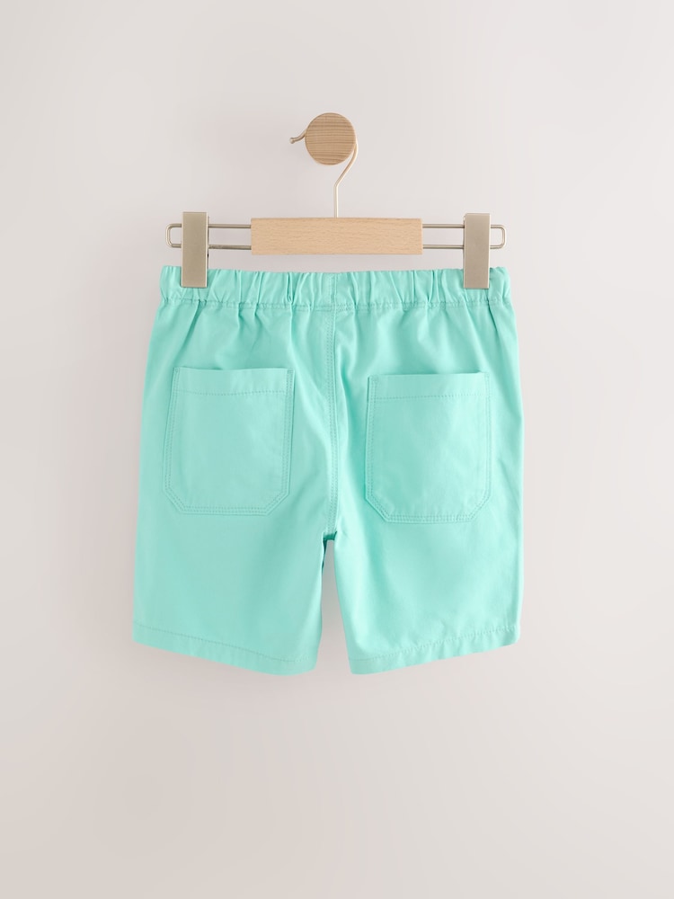 Teal/Cobalt/Black 3 Pack Pull-On Shorts (3-16yrs) - Image 5 of 7
