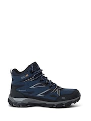 Regatta Blue Mens Holcombe III Mid Waterproof Walking Boots - Image 1 of 6