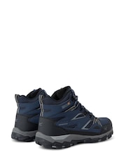 Regatta Blue Mens Holcombe III Mid Waterproof Walking Boots - Image 3 of 6