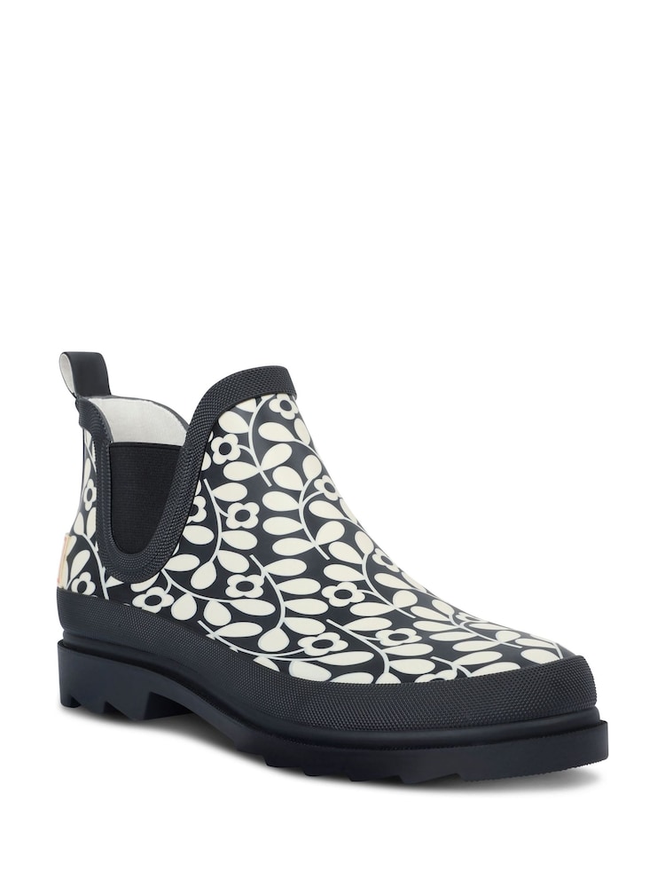 Regatta Black Womens Orla Kiely Mid Wellies - Image 2 of 6