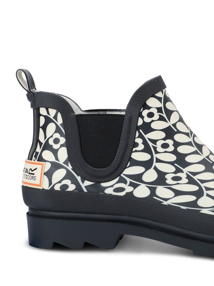 Regatta Black Womens Orla Kiely Mid Wellies - Image 6 of 6