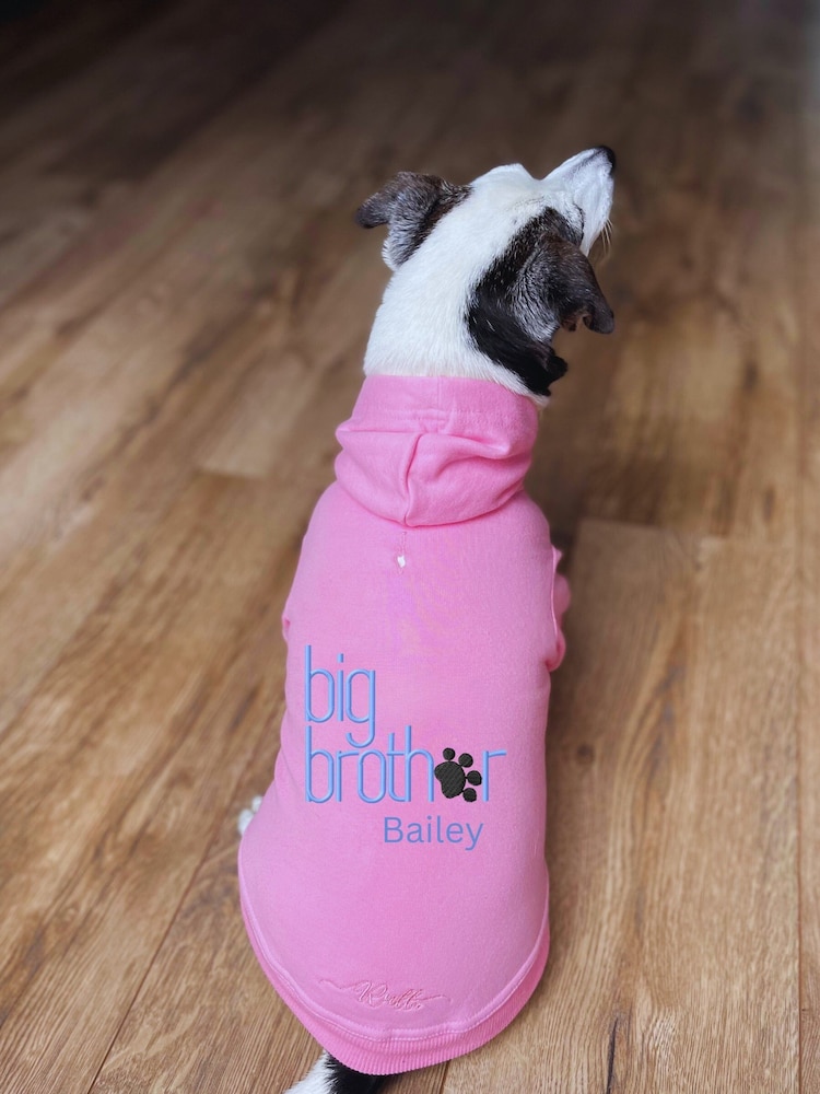Personalised Big Brother 100% Cotton Hoodie by RUFF - Image 1 of 4
