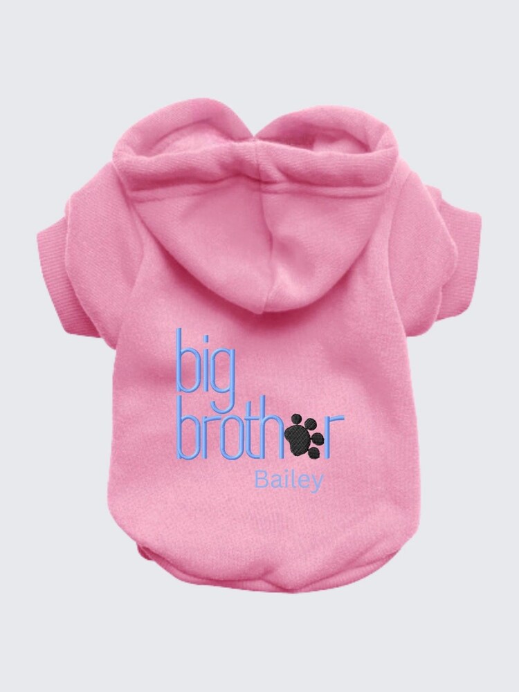 Personalised Big Brother 100% Cotton Hoodie by RUFF - Image 5 of 5 Personalised Big Brother 100% Cotton Hoodie by RUFF - Image 5 of 5