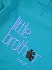 Personalised Little Brother 100% Cotton Hoodie by RUFF - Image 3 of 5