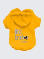 Personalised Little Brother 100% Cotton Hoodie by RUFF - Image 2 of 5