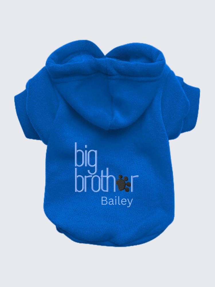 Personalised Big Brother 100% Cotton Hoodie by RUFF - Image 2 of 5