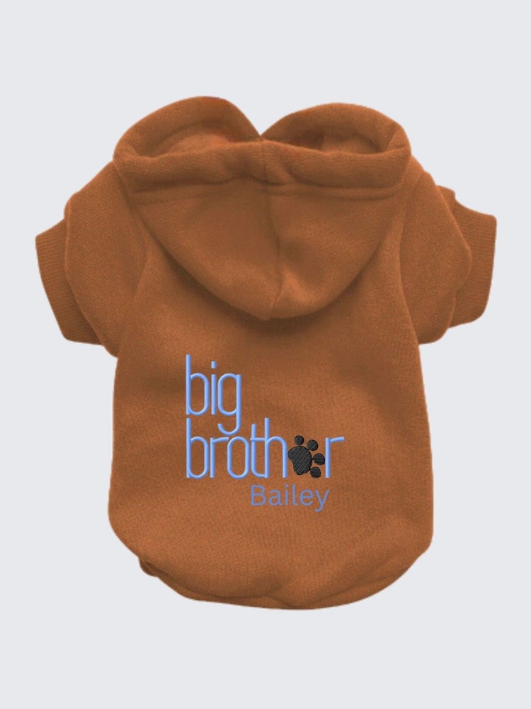 Personalised Big Brother 100% Cotton Hoodie by RUFF - Image 2 of 5