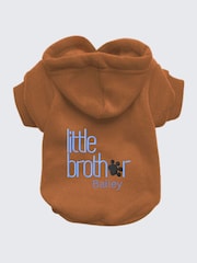 Personalised Little Brother 100% Cotton Hoodie by RUFF - Image 2 of 5