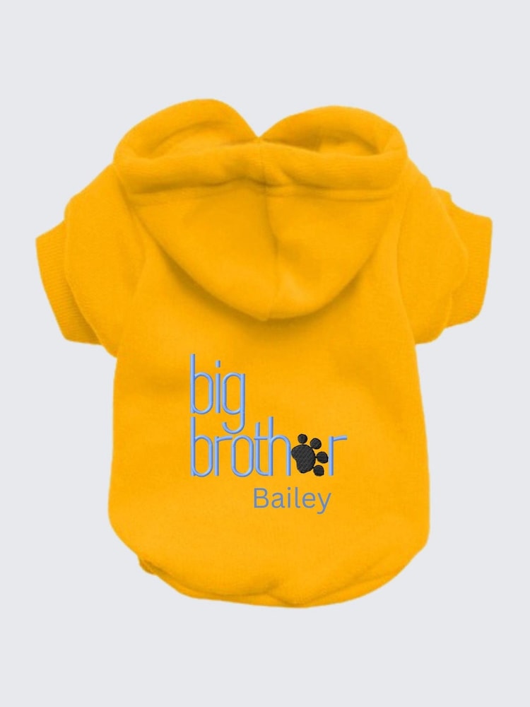 Personalised Big Brother 100% Cotton Hoodie by RUFF - Image 2 of 5