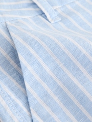 Light Blue Stripe Chino Shorts (3-16yrs) - Image 3 of 4