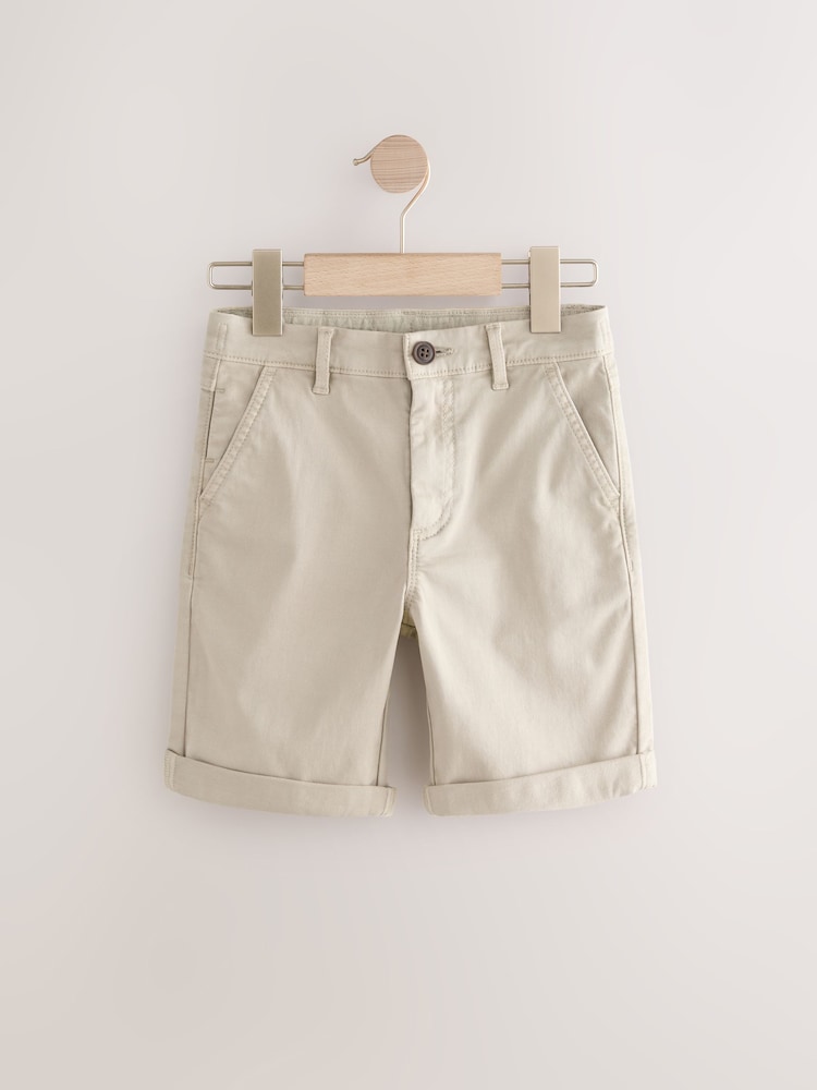 Песочный - Washed Chino Shorts (3-16yrs) - Изображение 1 из 4