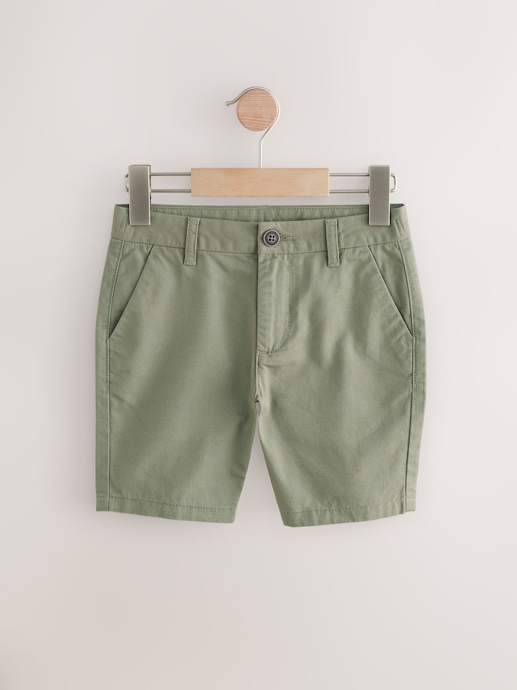Khaki Green Chino Shorts (3-16yrs) - Image 1 of 4