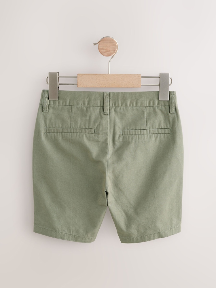 Khaki Green Chino Shorts (3-16yrs) - Image 2 of 4 Khaki Green Chino Shorts (3-16yrs) - Image 2 of 4