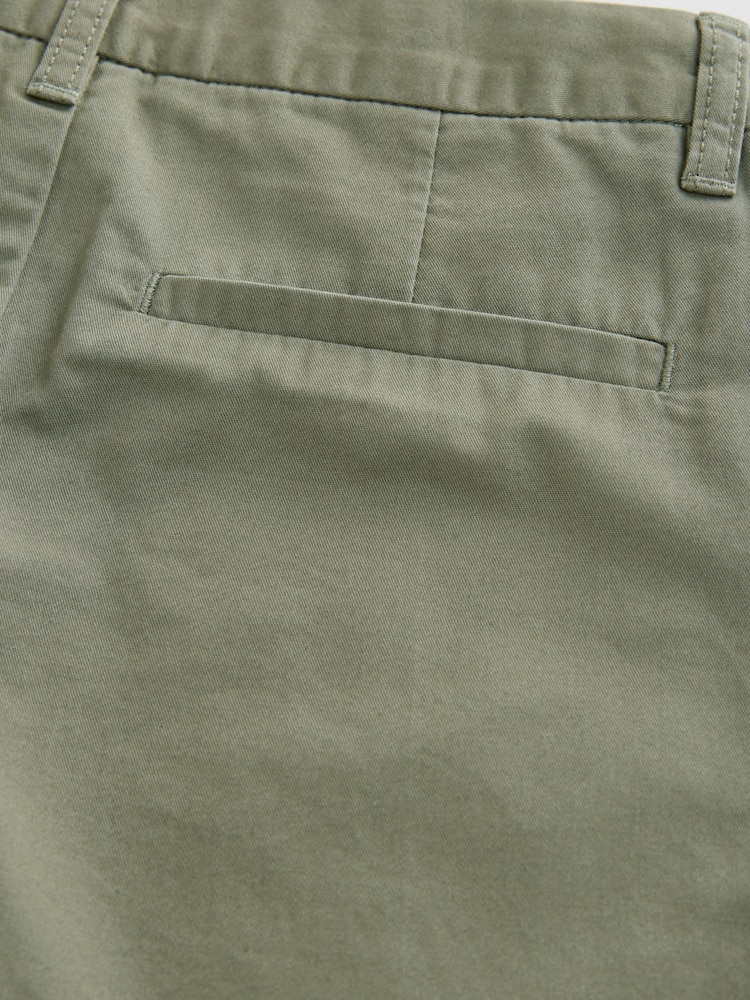 Khaki Green Chino Shorts (3-16yrs) - Image 4 of 4