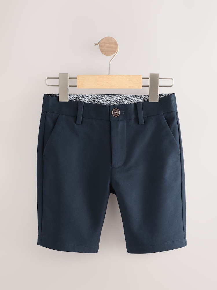 Navy Premium Chino Shorts (3-16yrs) - Image 1 of 4