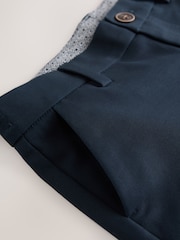 Granatowy - Szorty chinosy Premium (3–16 lat) - Obraz 7 z 7