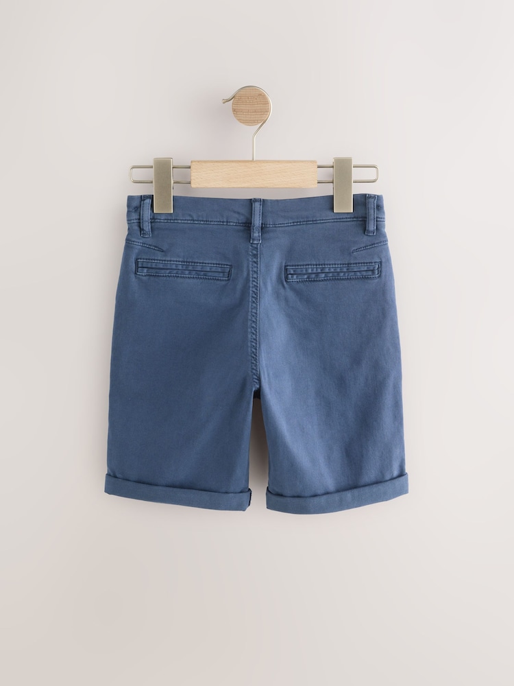 Navy Washed Chino Shorts (3-16yrs) - Image 2 of 4