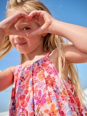 Multi Floral Print Broderie Sundress (3-16yrs) - Image 8 of 8