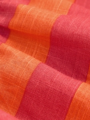 Red/Orange Stripe Summer Dress (3-16yrs) - Image 6 of 7