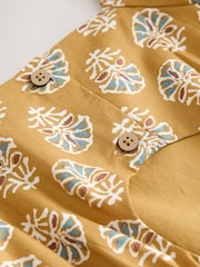 Yellow Printed Puffball Summer Dress (3-16yrs) - Image 8 of 8