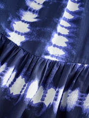 Blue Tie-dye Summer Dress (3-16yrs) - Image 6 of 7