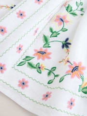 White Embroidered Summer Dress (3-16yrs) - Image 10 of 10