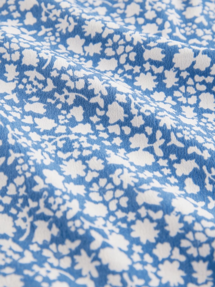 Blue Ditsy Frill Summer Dress (3-16yrs) - Image 8 of 8
