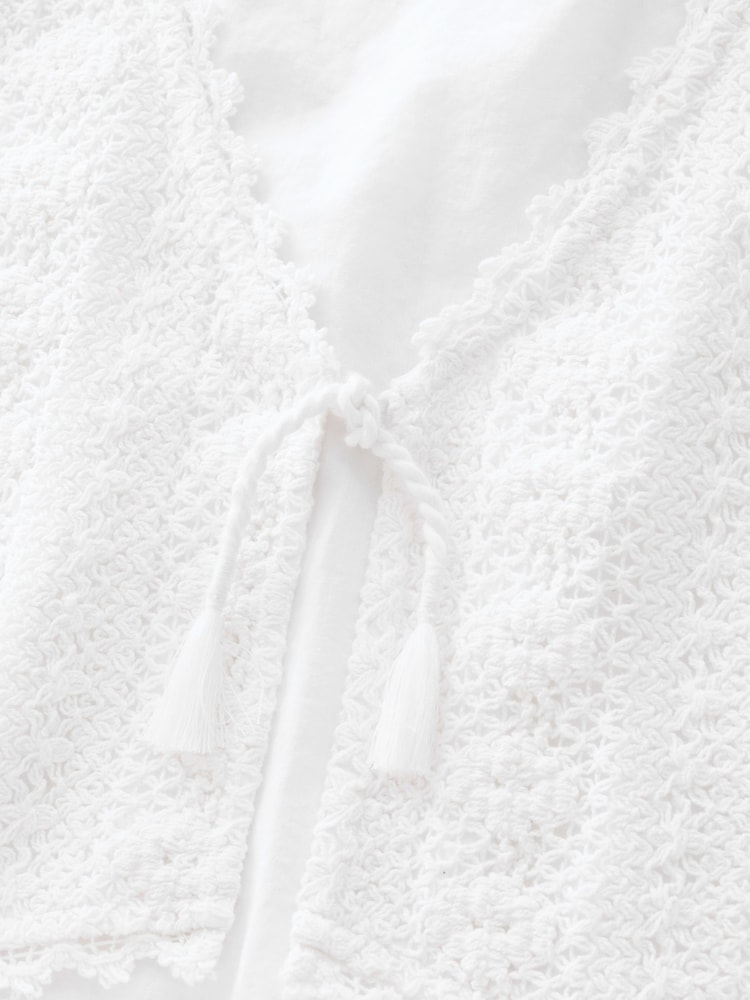 White Crochet Beach Co-ord Set (3-16yrs) - Image 7 of 7