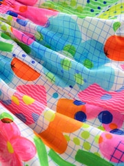 Multi Floral Wrap Detail Playsuit (3-16yrs) - Image 6 of 7