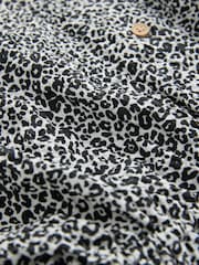 Black/White Printed Playsuit (3-16yrs) - Image 7 of 8