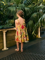 Kew Gardens Floral Print Summer Dress (3-16yrs) - Image 3 of 9