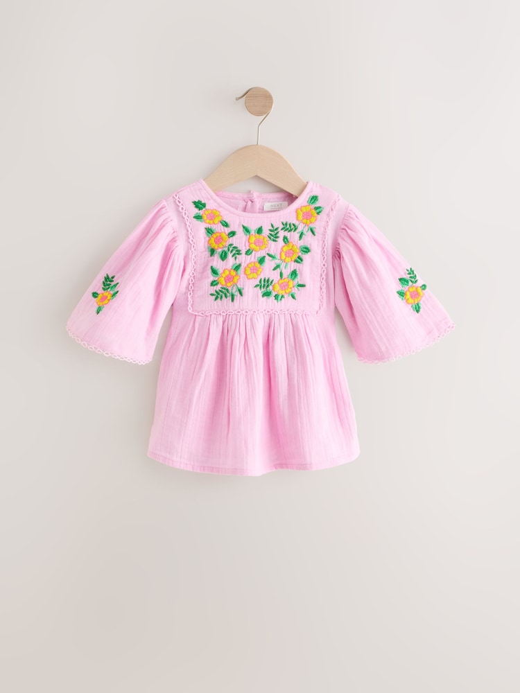 Violet lilas - 100brodé % coton163 - Image 5 of 9
