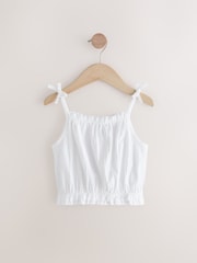 White 100% Cotton Camisole Top (3-16yrs) - Image 5 of 8