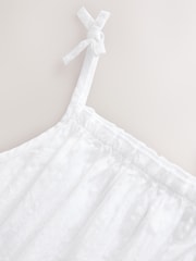 White 100% Cotton Camisole Top (3-16yrs) - Image 8 of 8