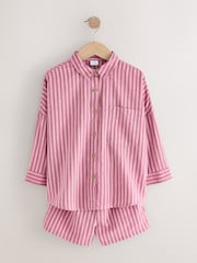 Pink Stripe Shirt And Shorts Co-ord Set (3-16yrs) - Image 4 of 8