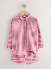 Pink Stripe Shirt And Shorts Co-ord Set (3-16yrs) - Image 5 of 8