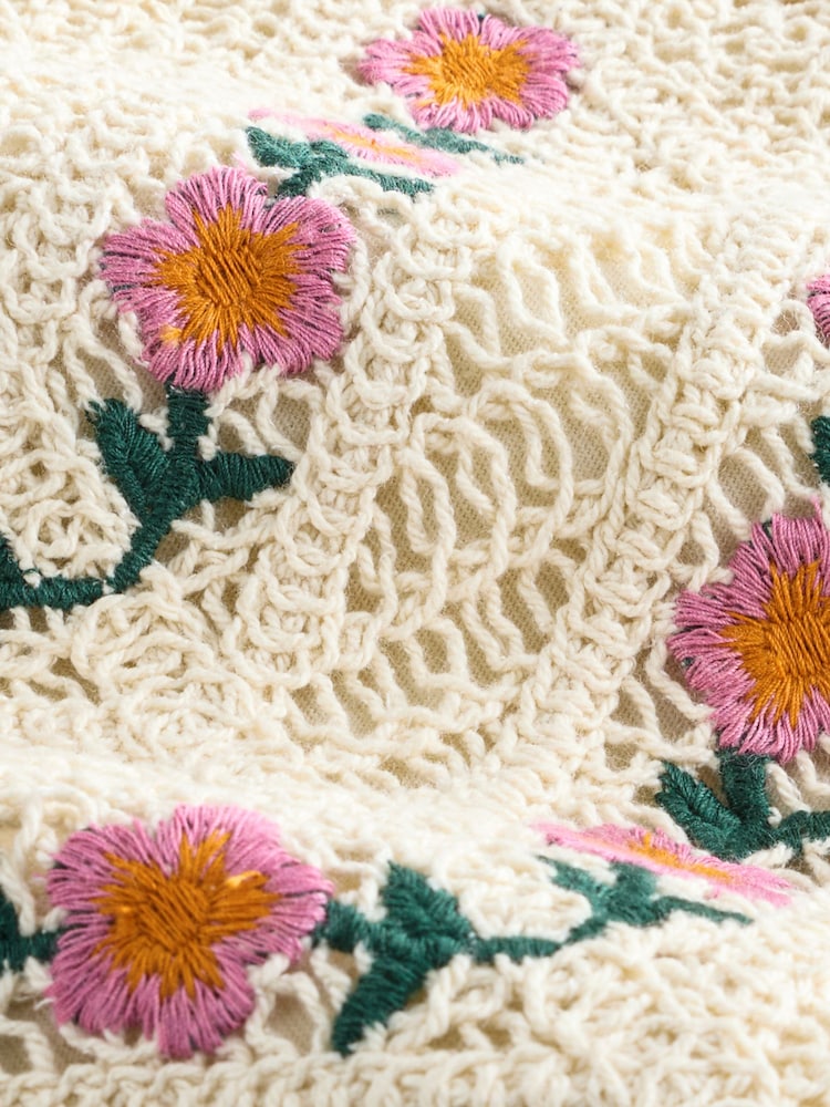 Ecru Crochet Top (3-16yrs) - Image 10 of 10