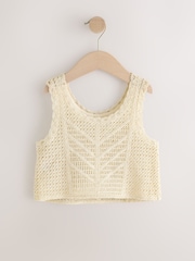 Ecru Crochet Top (3-16yrs) - Image 8 of 10