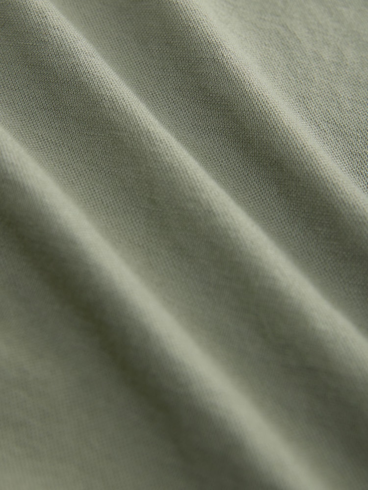 Khaki Green Short Sleeve Boxy Pocket Shirt - Image 7 of 7