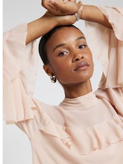 River Island Pink Ruffle Blouse - Image 3 of 4