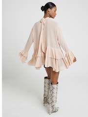 River Island Pink Ruffle Blouse - Image 4 of 4