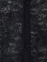 River Island Black Lace Shirt - Image 4 of 4