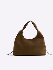 River Island Green Whipstitch Slouch Bag - Image 3 of 5