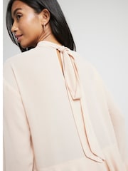 River Island Pink Petite Ruffle Blouse - Image 2 of 4