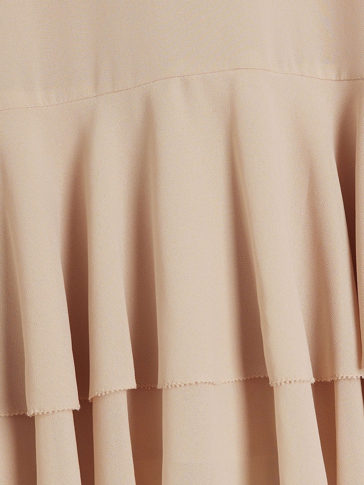 River Island Pink Petite Ruffle Blouse - Image 4 of 4 River Island Pink Petite Ruffle Blouse - Image 4 of 4