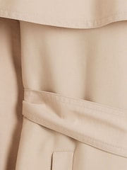 River Island Brown Cape Trench Coat - Image 4 of 4