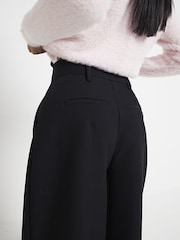 River Island Black Petite Wide Leg Trousers - Image 2 of 6